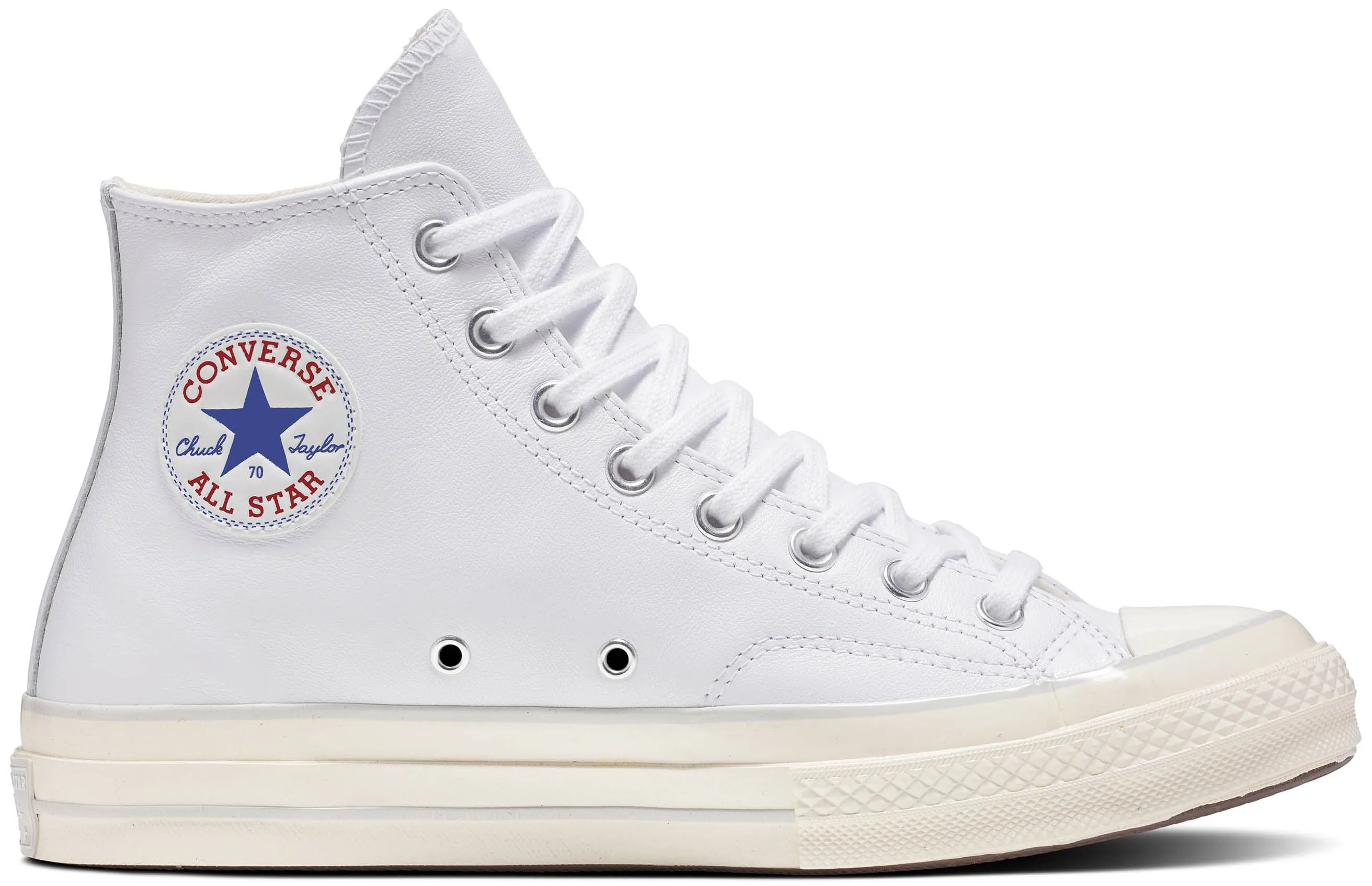 Converse Chuck Taylor All Star 1970s Hi Top Leather White/Fossilized/Egret soft fit