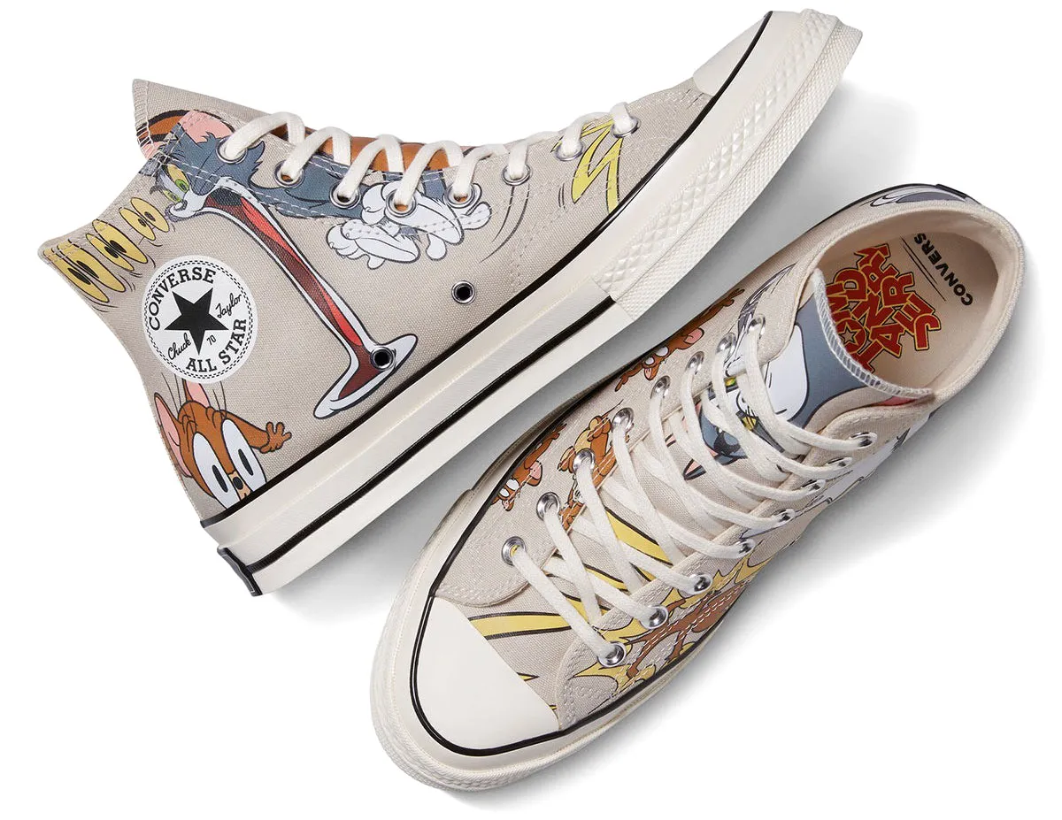 Converse Chuck Taylor All Star 1970s Hi Top Tom and Jerry Grey/Egret/Black Work Wear