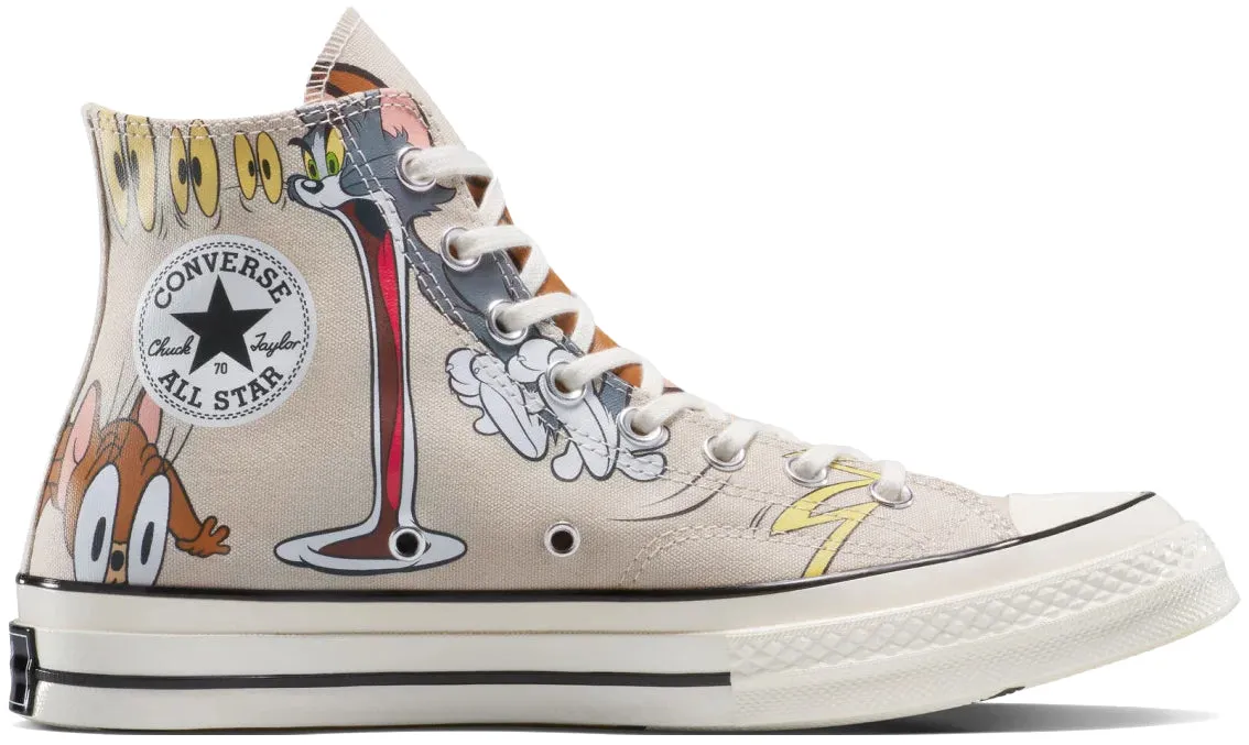 Fast Lifestyle Converse Chuck Taylor All Star 1970s Hi Top Tom and Jerry Grey/Egret/Black