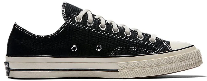Converse Chuck Taylor All Star 70s Low Top Black/Black/Egret Day Comfort Daylong Use