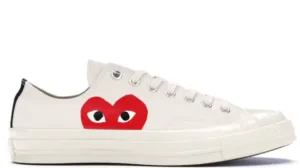 Street Fashion Converse Chuck Taylor All-Star 70s Ox Comme des Garcons PLAY White (UNISEX)
