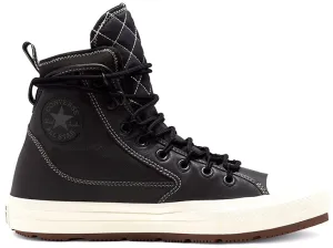 Converse Chuck Taylor All Star Hi Top All Terrain Leather Black Padded Footbed