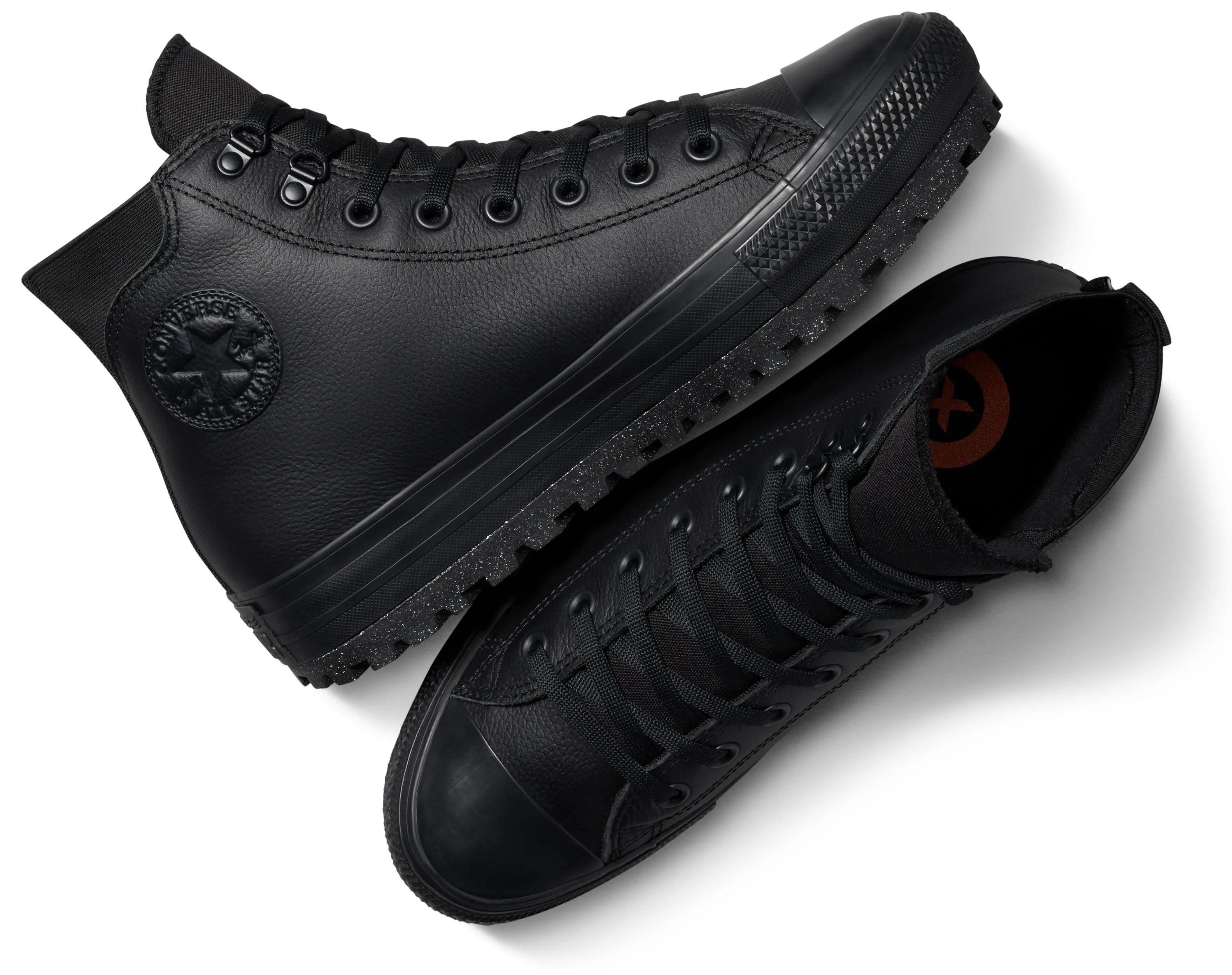 Converse Chuck Taylor All Star Hi Top CityTrek WP Monochrome Black Commuter Friendly Sleek Look