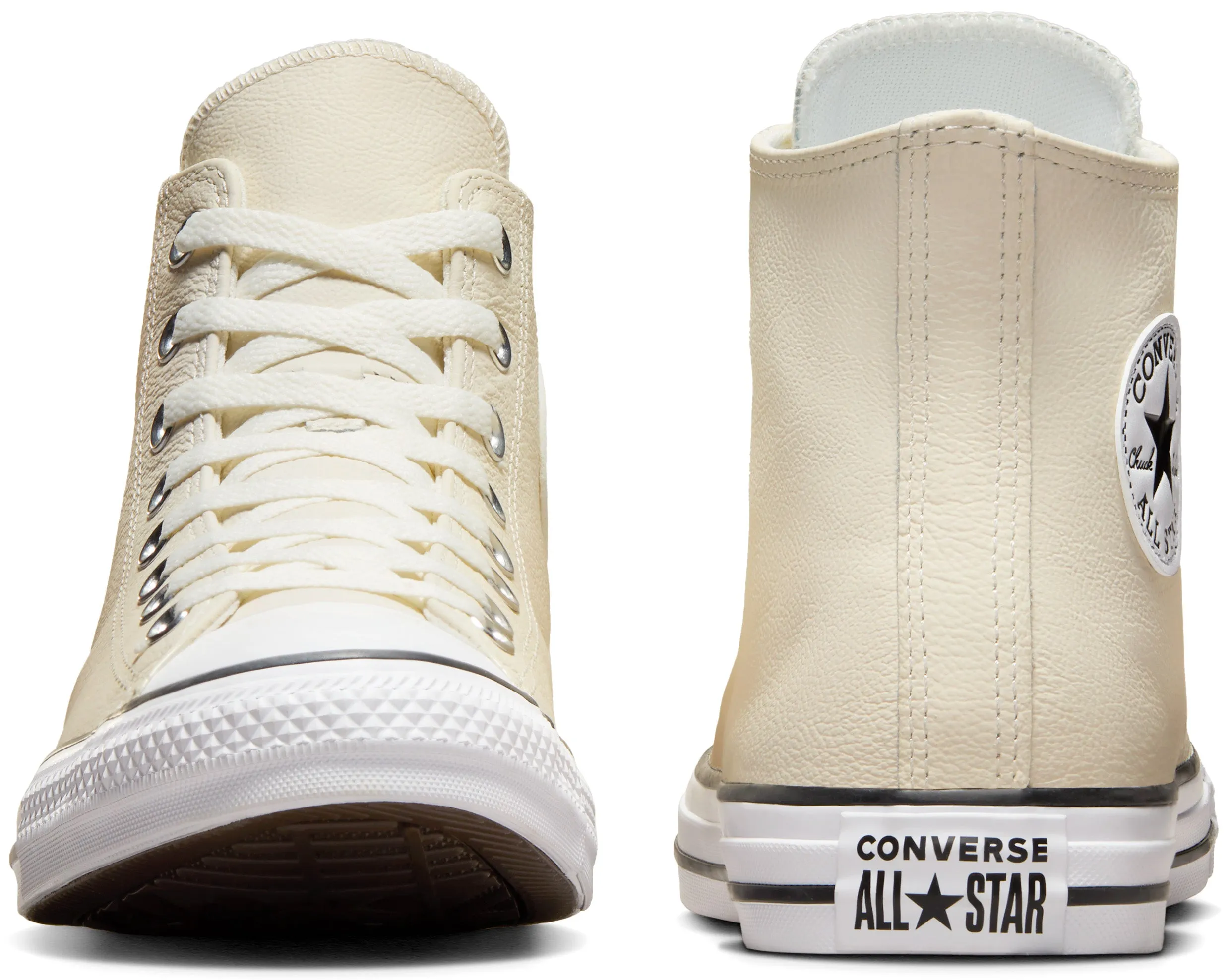 Antistatic Converse Chuck Taylor All Star Hi Top Leather Egret/ Vintage White