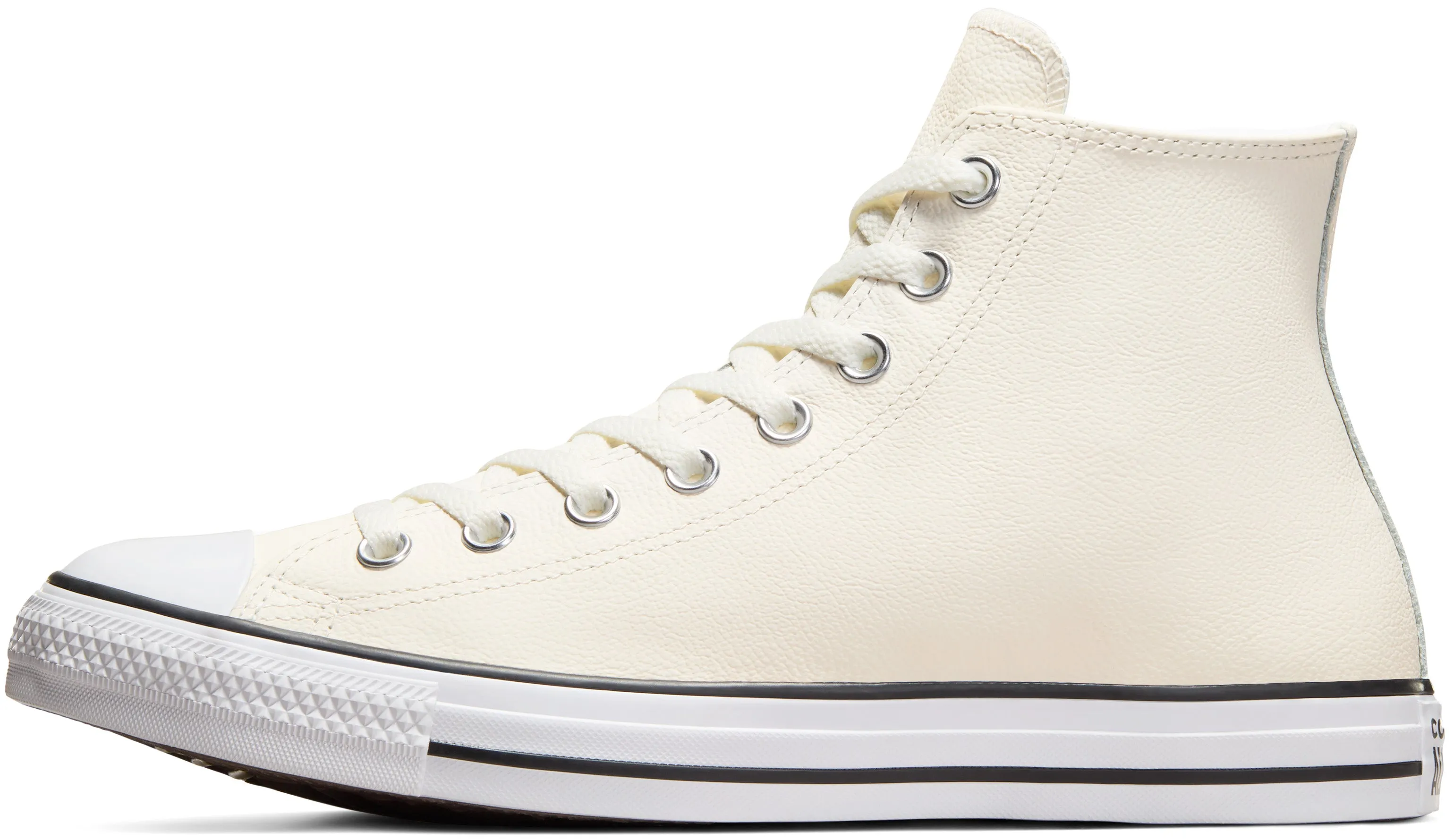 Goal Hike Comfy Journey Converse Chuck Taylor All Star Hi Top Leather Egret/ Vintage White