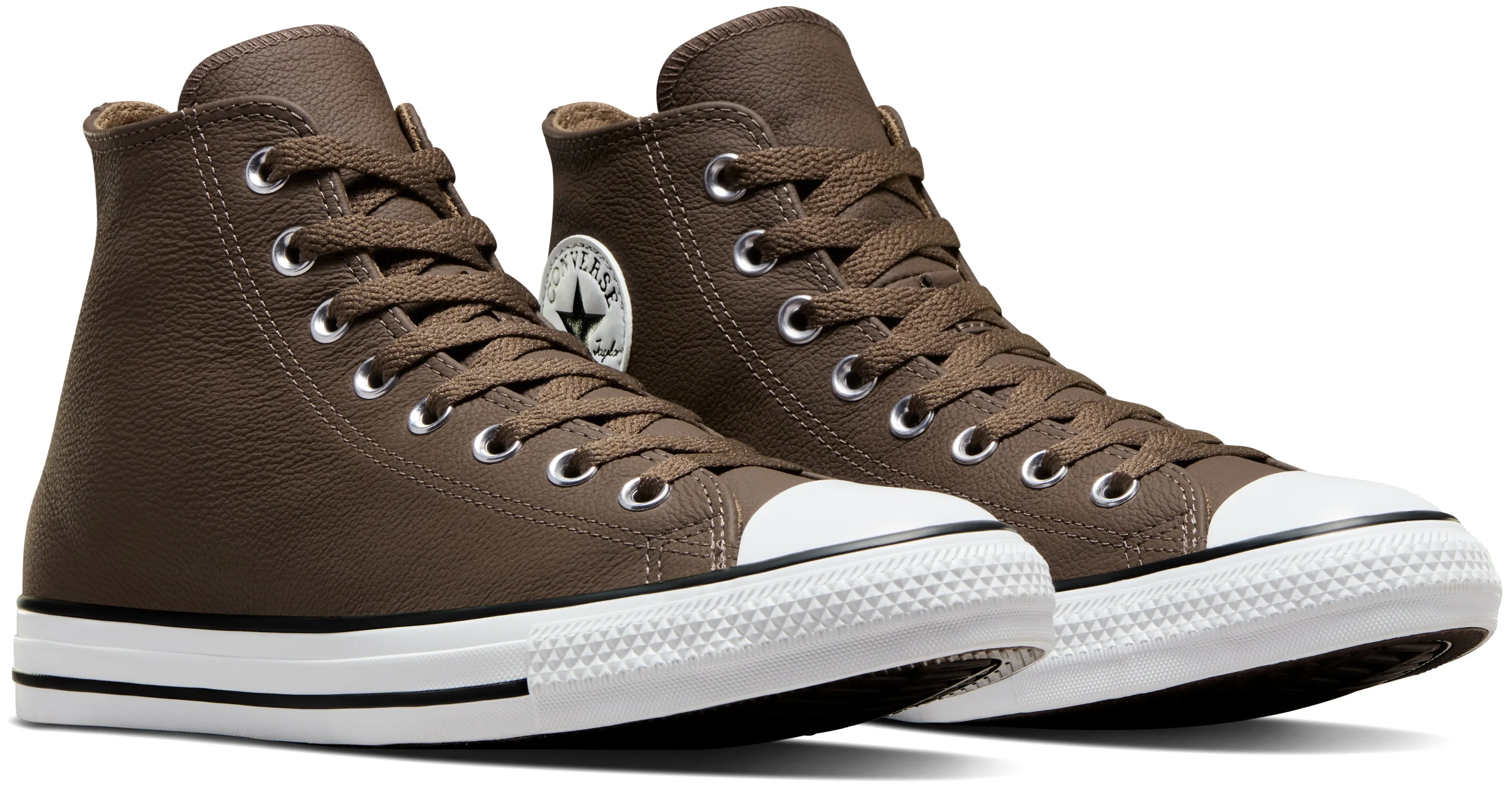 Converse Chuck Taylor All Star Hi Top Leather Engine Smoke Comfortable Outsole