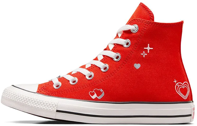 Converse Womens Chuck Taylor All Star Hi Top Fever Dream/Vintage White Sculpted stability Seamless Knit Construction