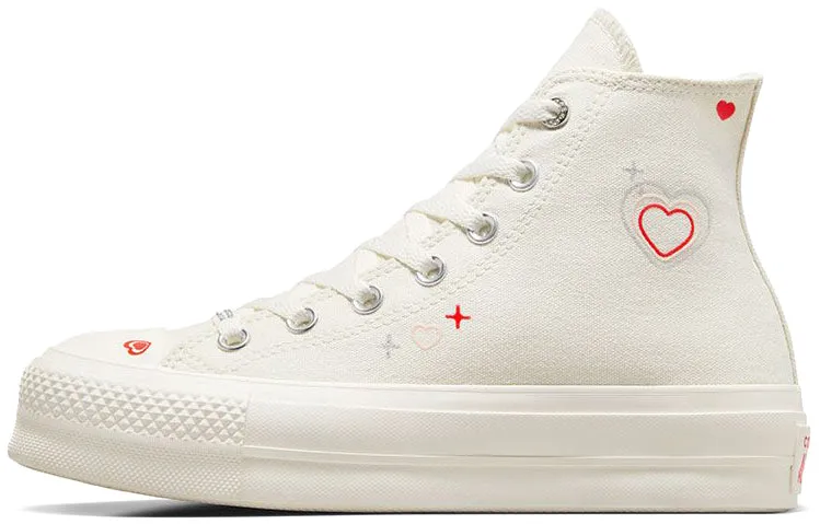 Lightweight Gear Thermoregulating Material Converse Womens Chuck Taylor All Star Hi Top Lift Egret/Fever Dream/Egret