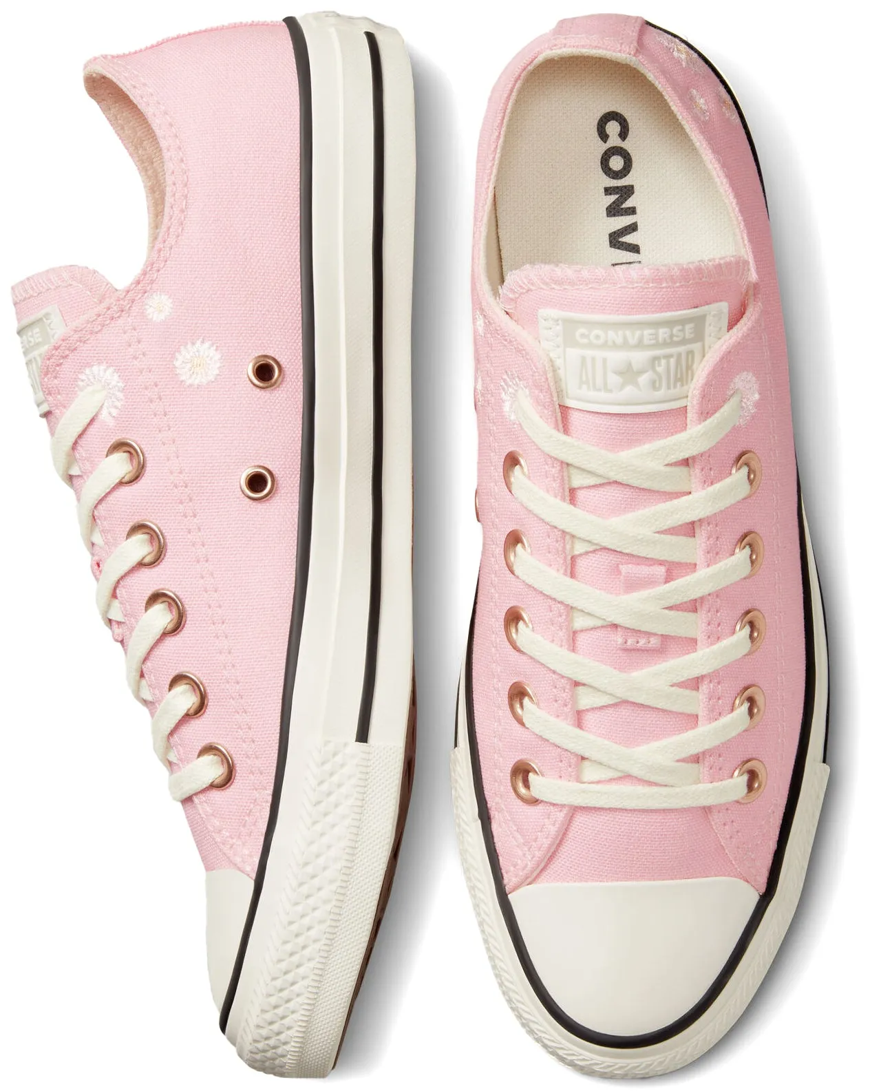 Pronation control Converse Womens Chuck Taylor All Star Low Top Sunrise Pink/Egret/Sunny Oasis