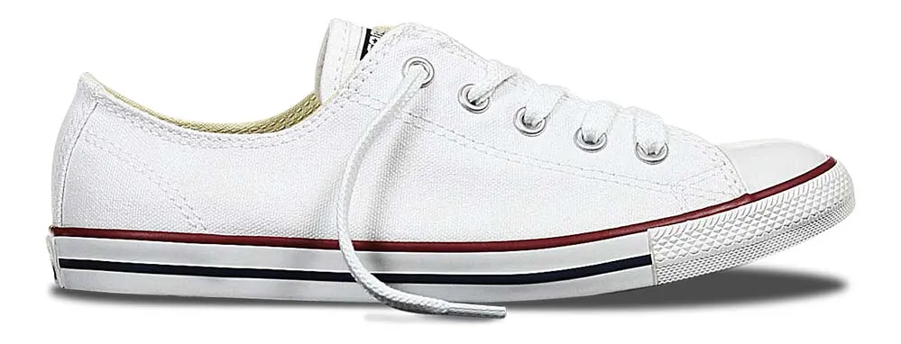 Dynamic Motion Converse Women's Chuck Taylor Dainty Low Top Optic White