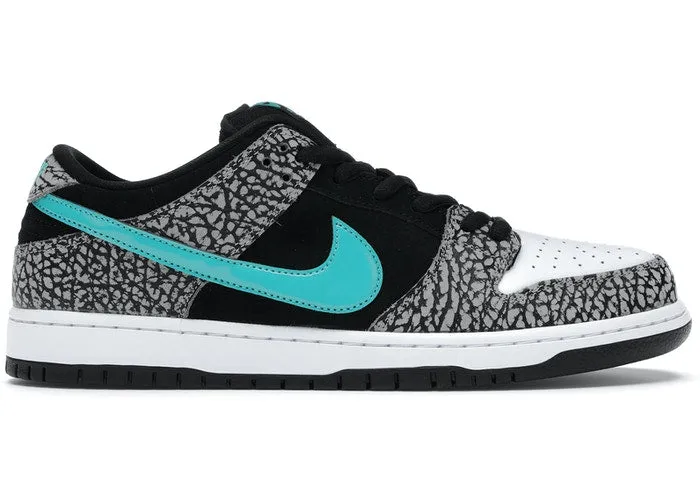 Nike SB Dunk Low atmos Elephant Perforated Upper Design Sophisticated Comfort