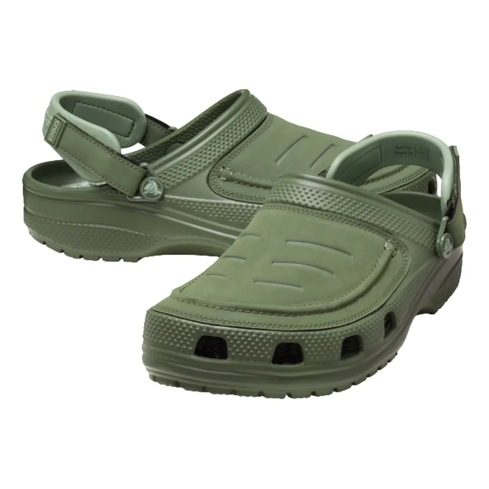 Fashionable color scheme CROCS MEN'S YUKON VISTA II LR CLOG-ARMY GREEN
