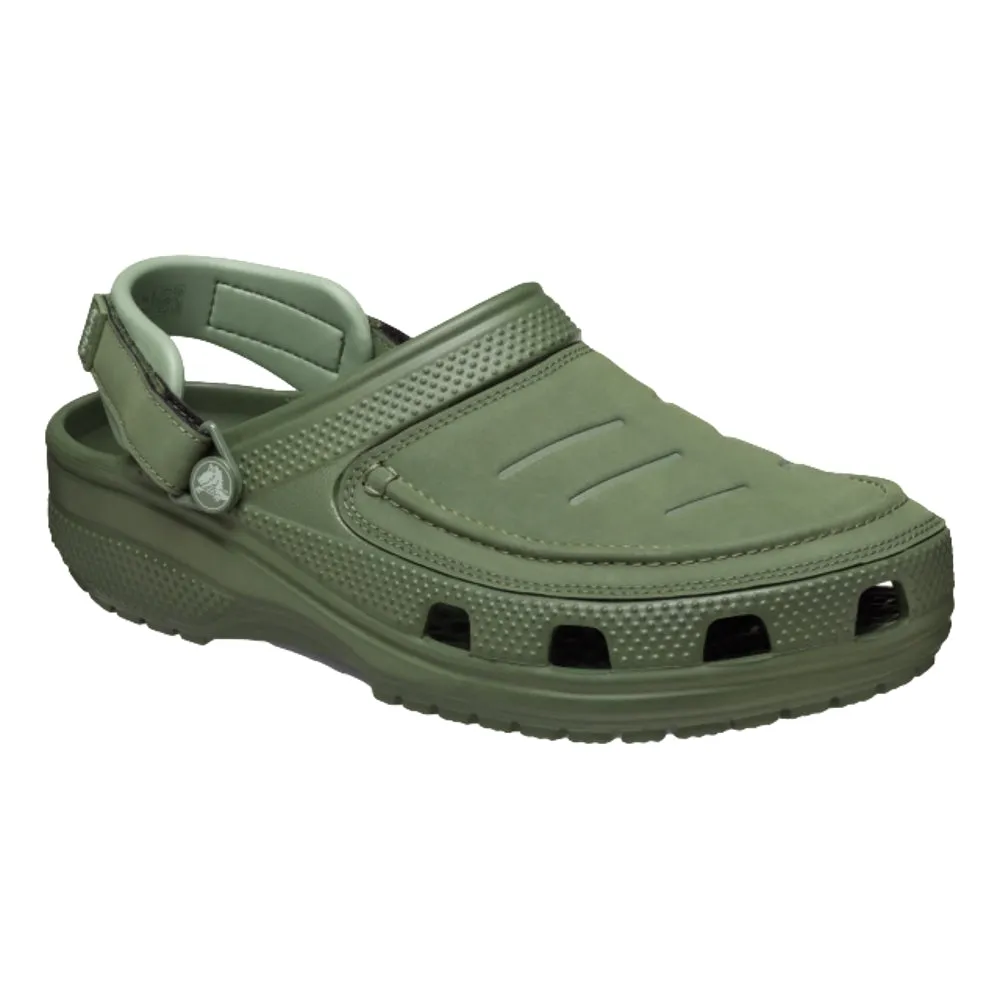 Ventilated CROCS MEN'S YUKON VISTA II LR CLOG-ARMY GREEN