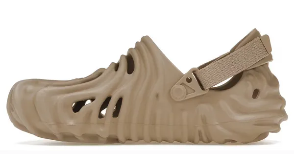 Athleisure Fit Cushioned heel Crocs Pollex Clog by Salehe Bembury Horchata