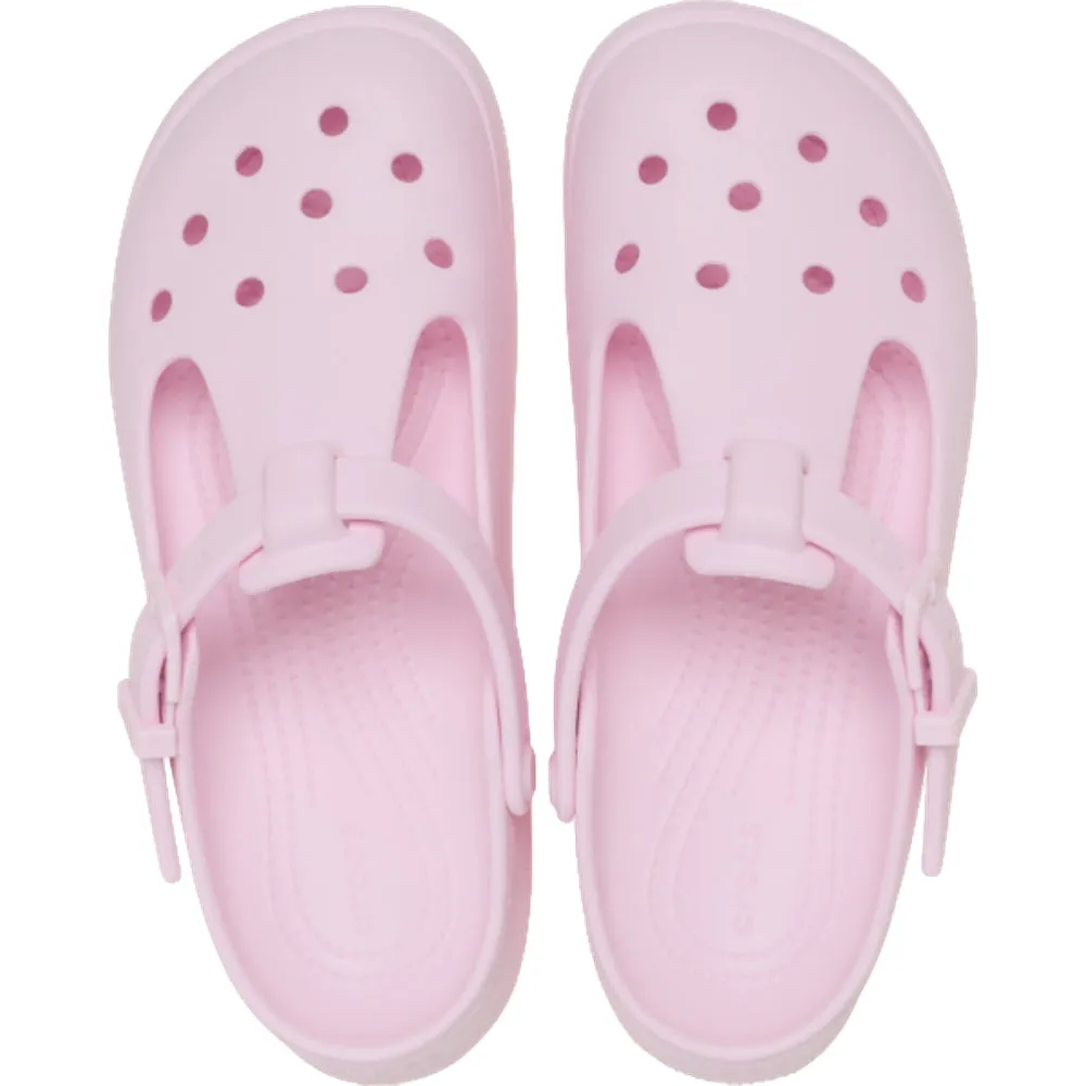 Night Run Red Hot CROCS UNISEX CLASSIC MARY JANE CLOG-PINK MILK