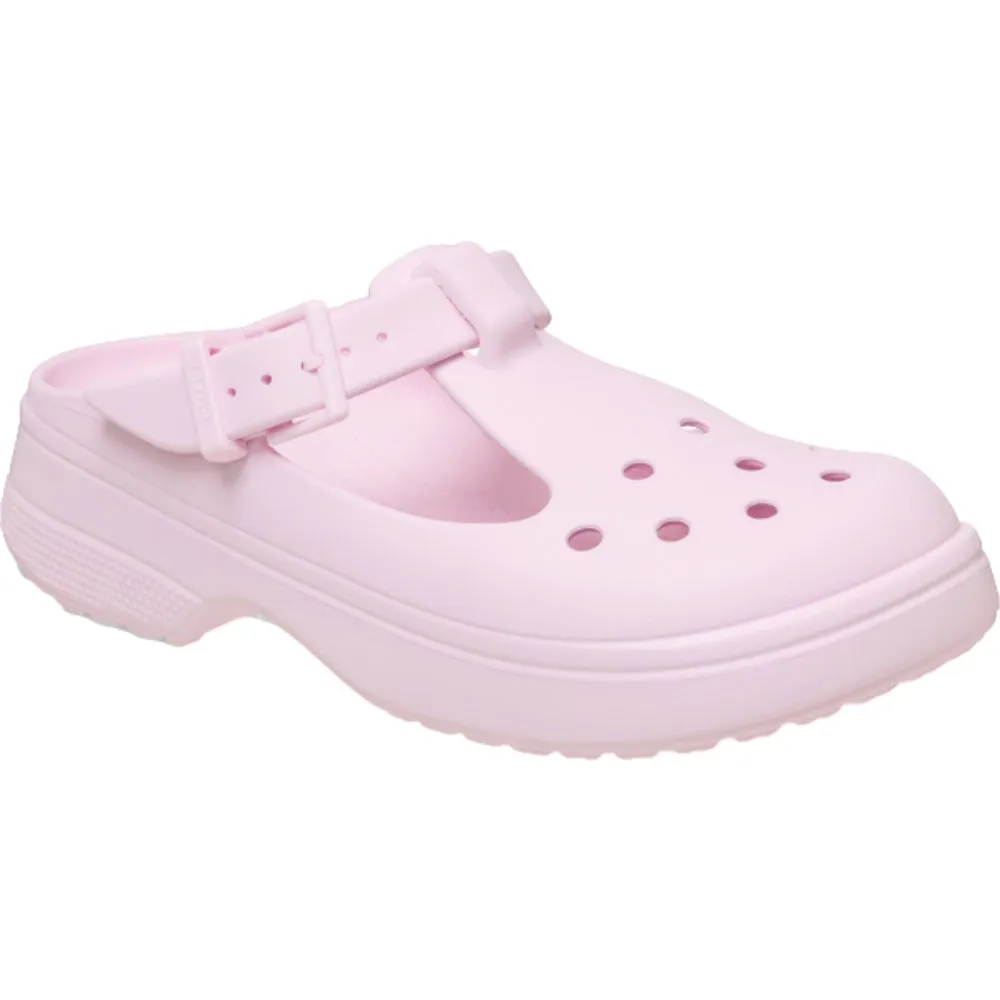 CROCS UNISEX CLASSIC MARY JANE CLOG-PINK MILK Neutral Color Soft Sole
