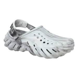 Plain Step Active feel CROCS UNISEX ECHO MARBLED CLOG-MOONLIGHT