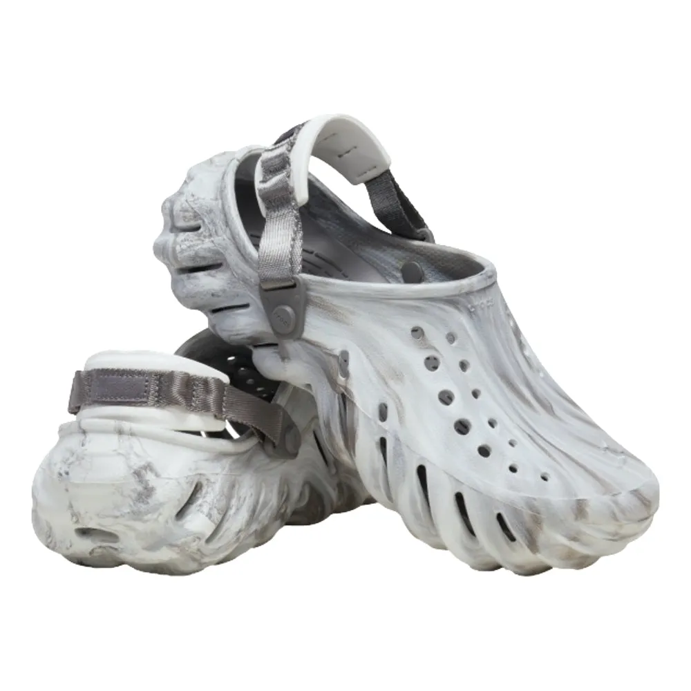 CROCS UNISEX ECHO MARBLED CLOG-MOONLIGHT Enhanced grip Sprint Run