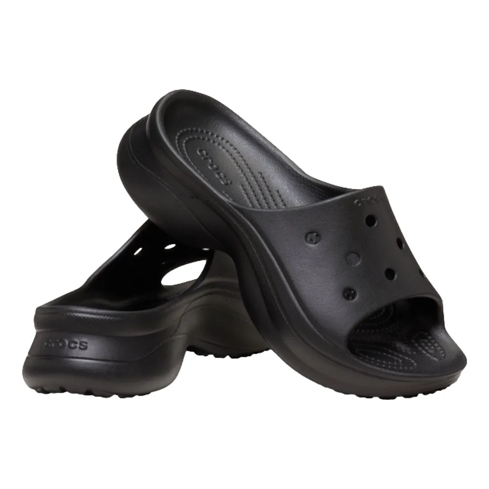 CROCS WOMEN'S BAE SLIDE-BLACK Leather loafers