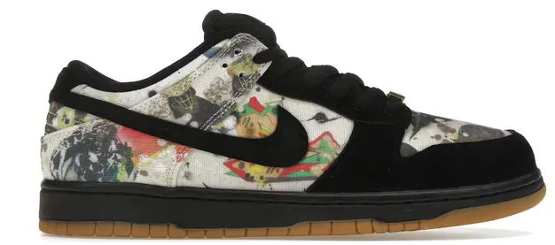 Slim Style Slim Profile Nike SB Dunk Low Supreme Rammellzee