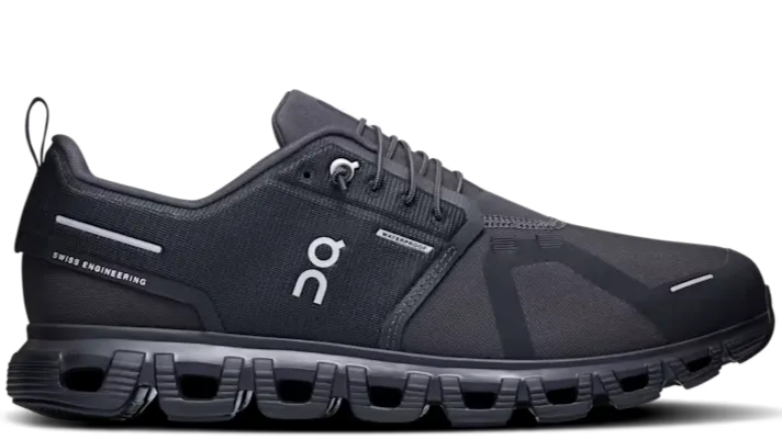 On Running Cloud 6 Waterproof All Black (Women's) Textured Grip Surface Classic Fit