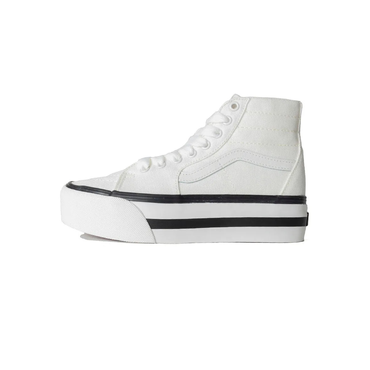 Cushioned Comfort Vans Sk8-Hi Tapered Stackform White