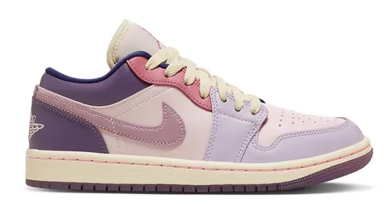 Minimalist Footwear Design Seamless Comfort Jordan 1 Low Pastel Purple (W)