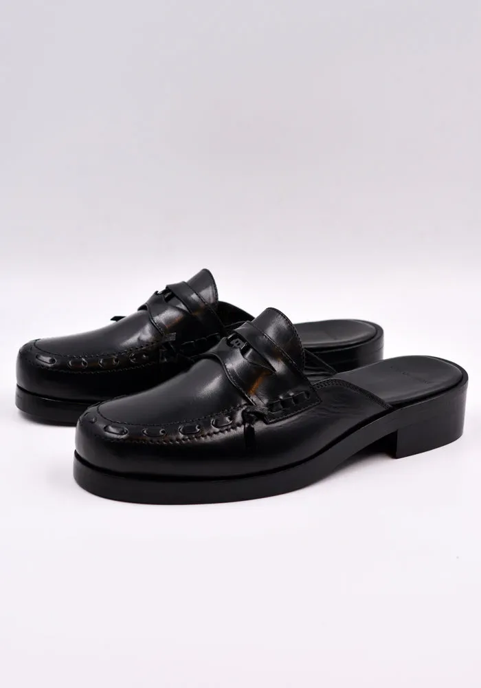STEFAN COOKE FSTCMMULE0902 LEATHER MULE BLACK LowTop