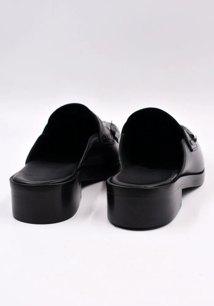 STEFAN COOKE FSTCMMULE0902 LEATHER MULE BLACK Structured Form Insole Tech