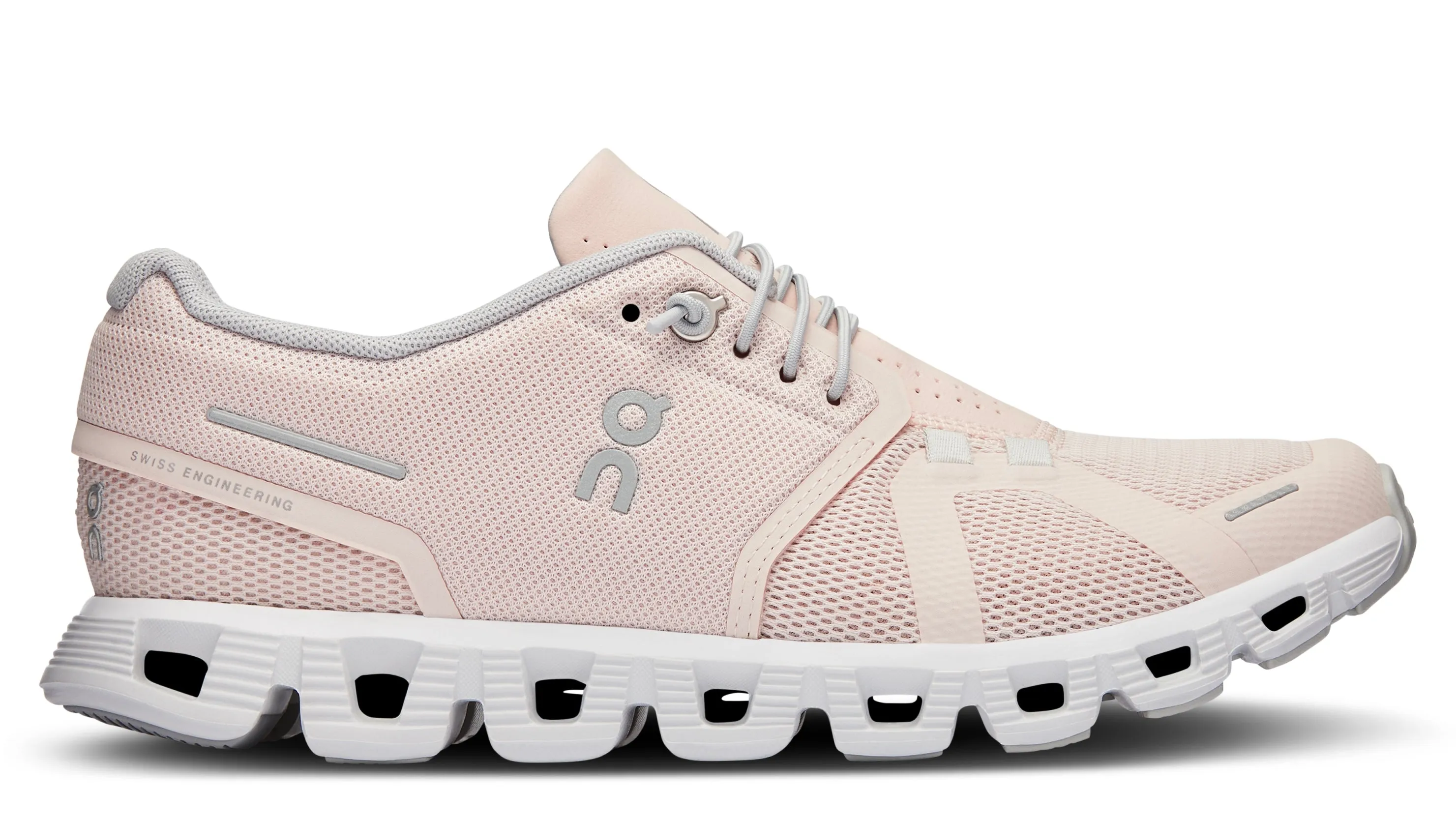 On Running Cloud 5 Shell White (Women's) Ergo Sole Flexible Steps