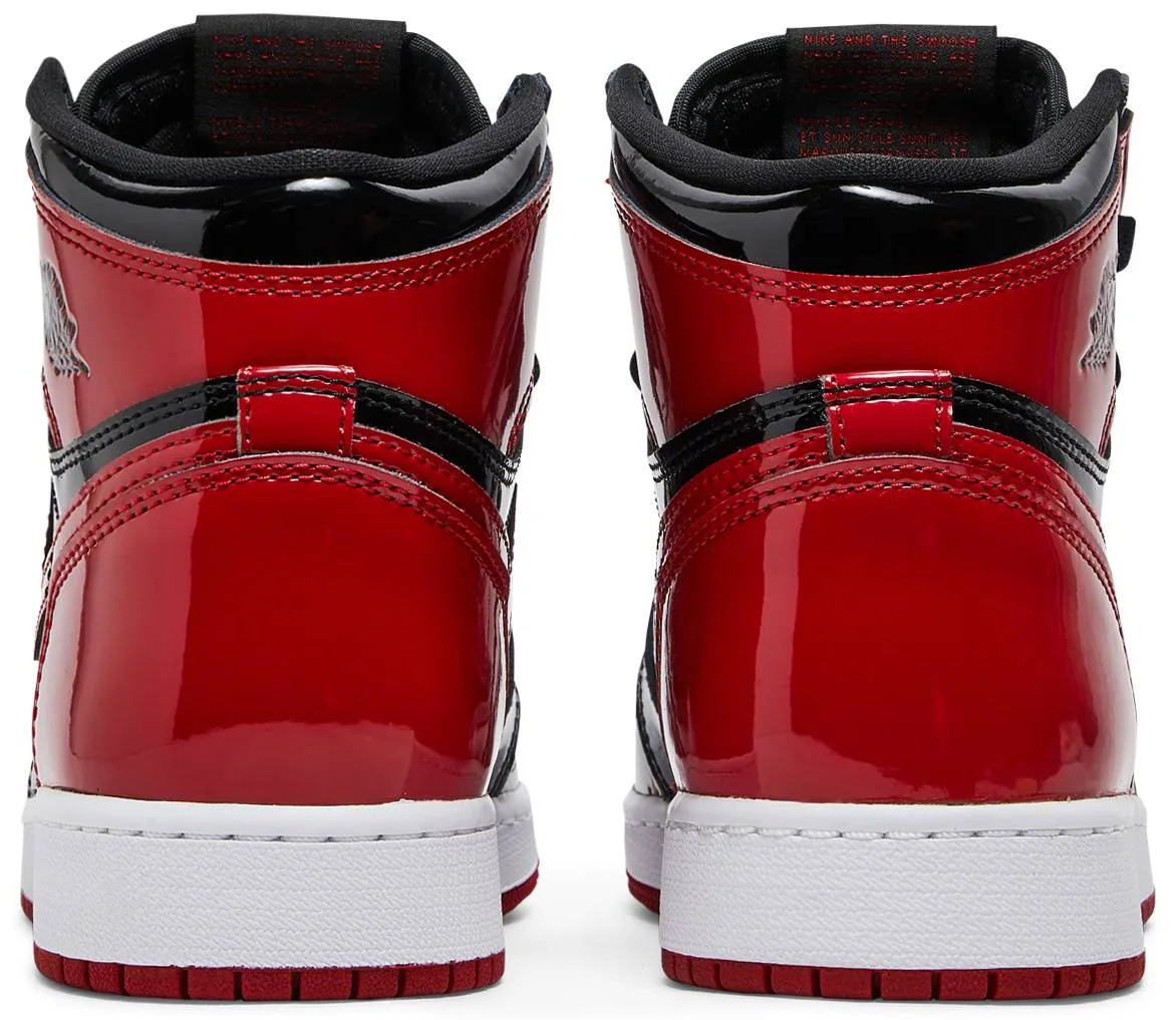 Jordan 1 Retro High OG Patent Bred (GS) Running   Ready