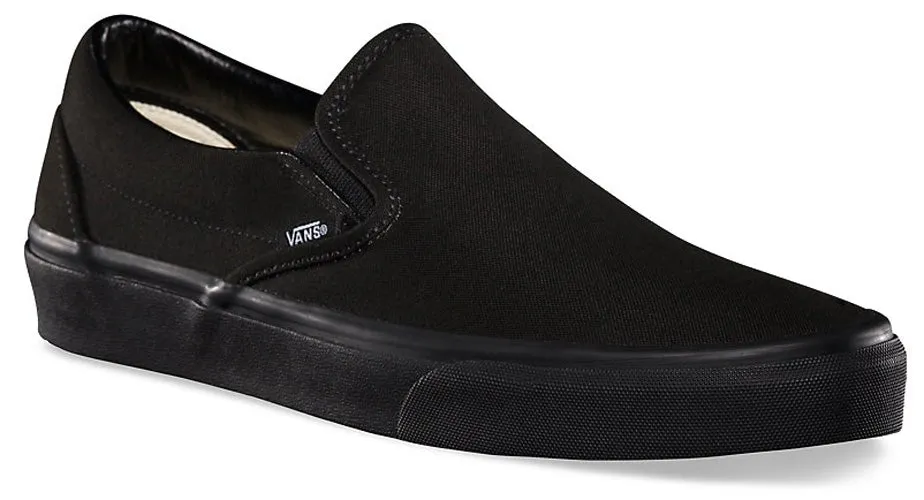 Easy Move Slip Go Anywhere Shoes Customizable Slip-On - Black Monochrome