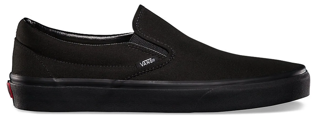 Urban Comfort Shoes Customizable Slip-On - Black Monochrome