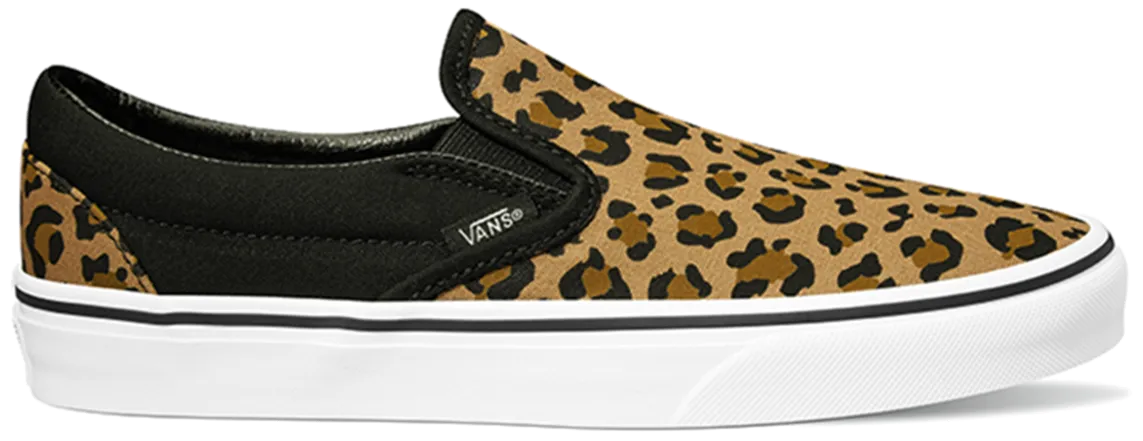 Insole Removable Slip On Vans Classic Slip-On Animalier Black