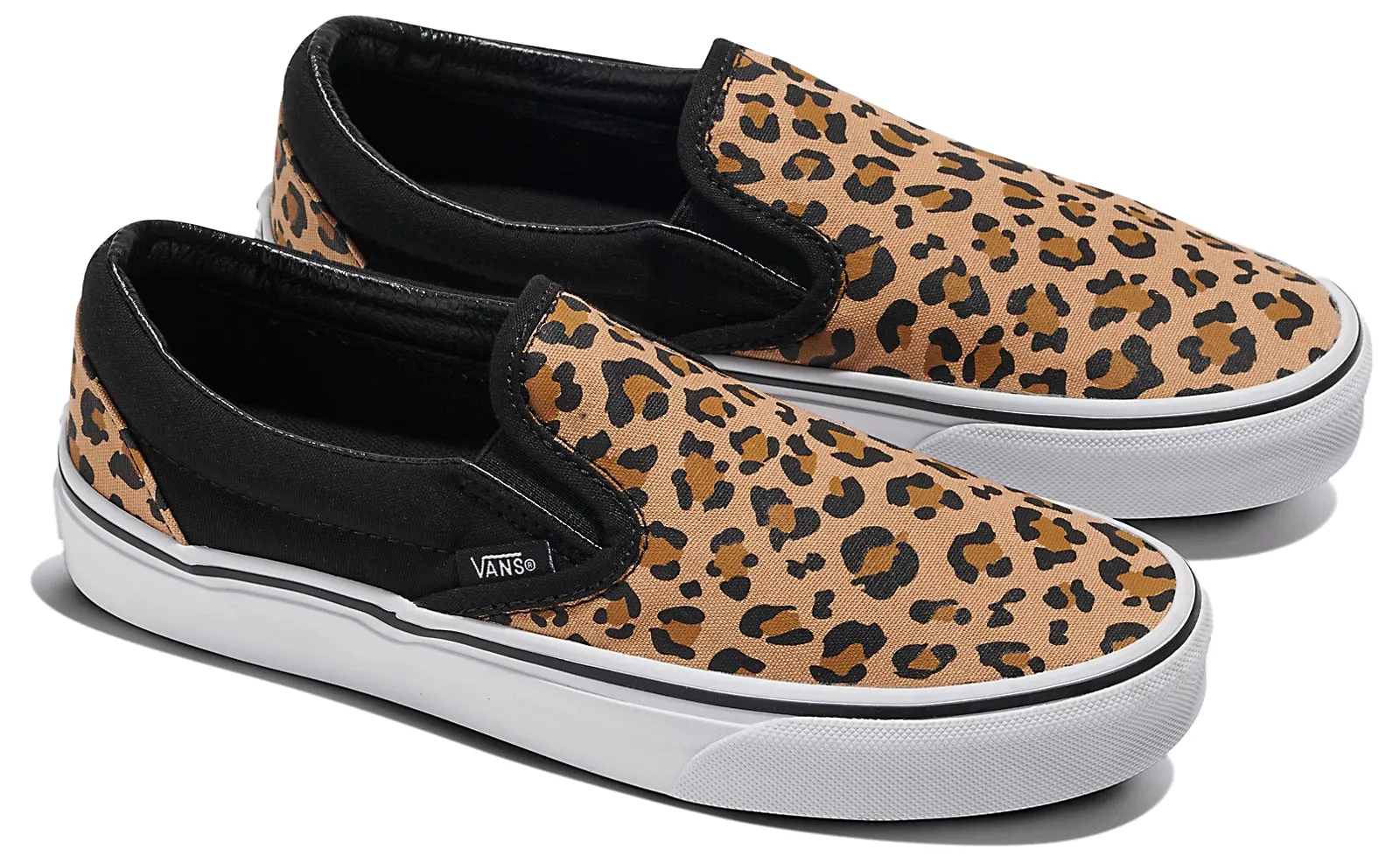 Motion Ease Quick Footwear Vans Classic Slip-On Animalier Black