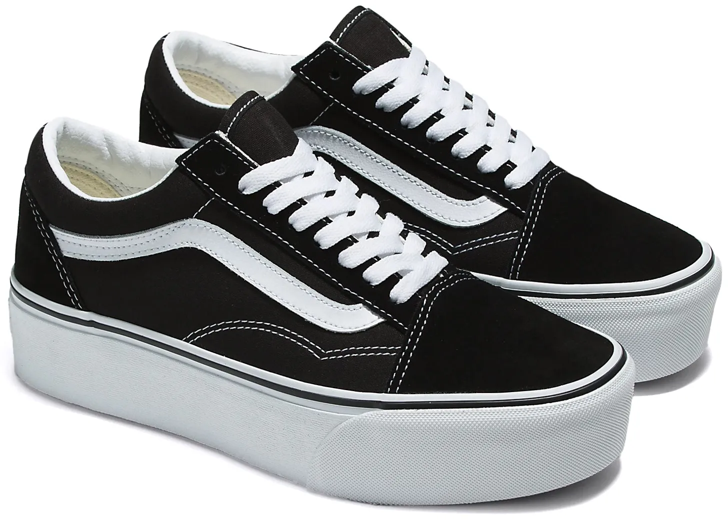 Vans Old Skool Stackform Black/White Urban Look Impact absorption
