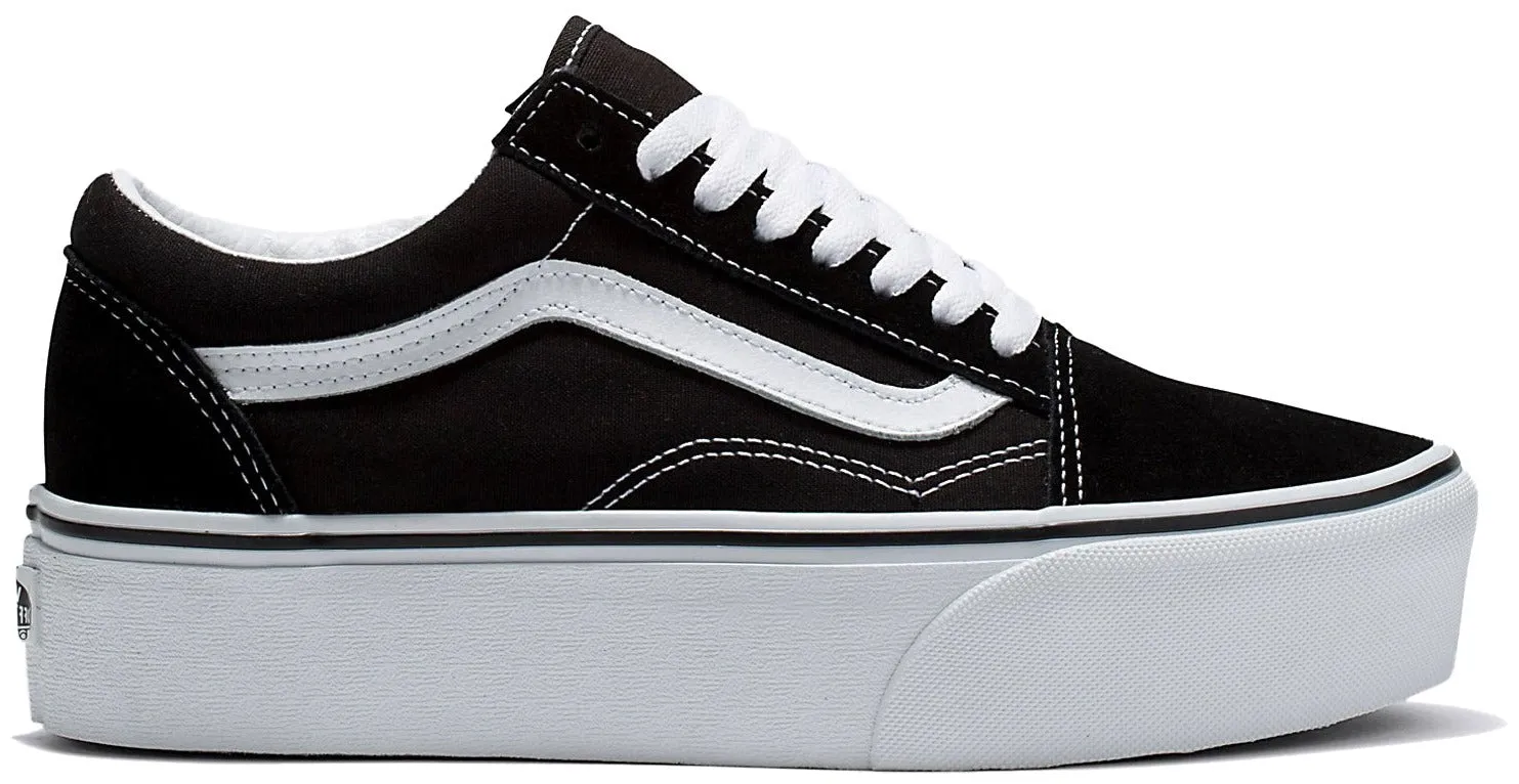 Lightweight Feel Relaxed Movement Vans Old Skool Stackform Black/White