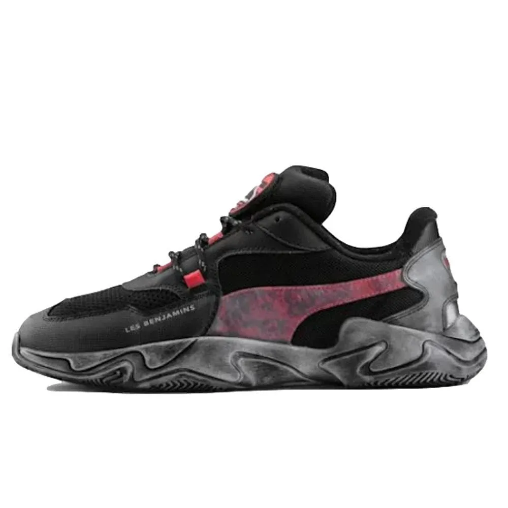 PUMA STORM LES BENJAMINS -BLACK Flower Jog