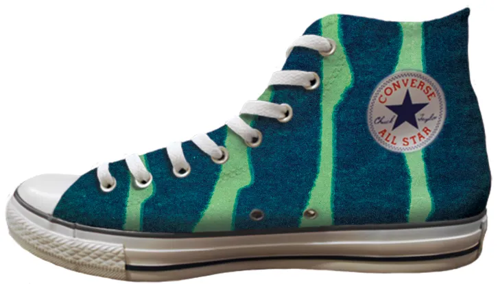 Baggins Original Hi Top Green Wave Toe Guard