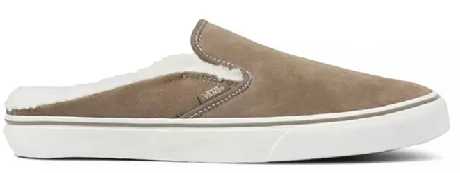 Vans Classic Slip-On Mule (Cozy) Walnut/ Marshmallow Sherpa Supreme Comfort