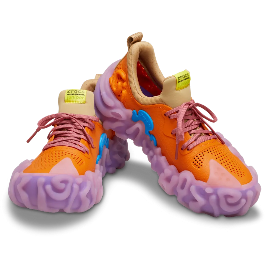 CROCS SALEHE BEMBURY X CROCS JUNIPER-ORANGE Clean Cut Derby Style