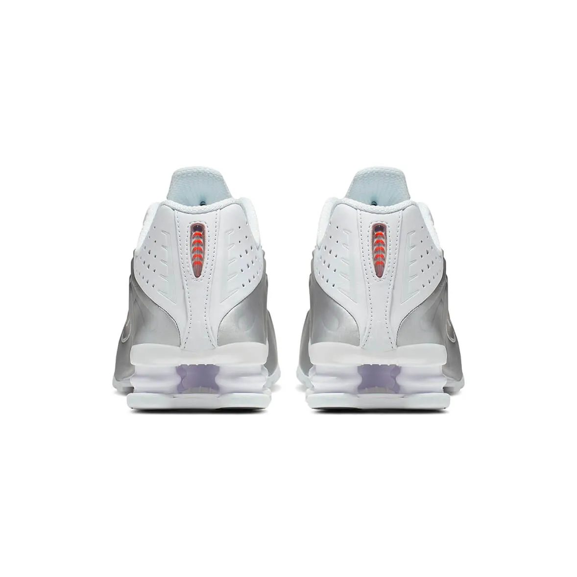 Daylong Glide Nike Shox R4 White and Metallic Silver