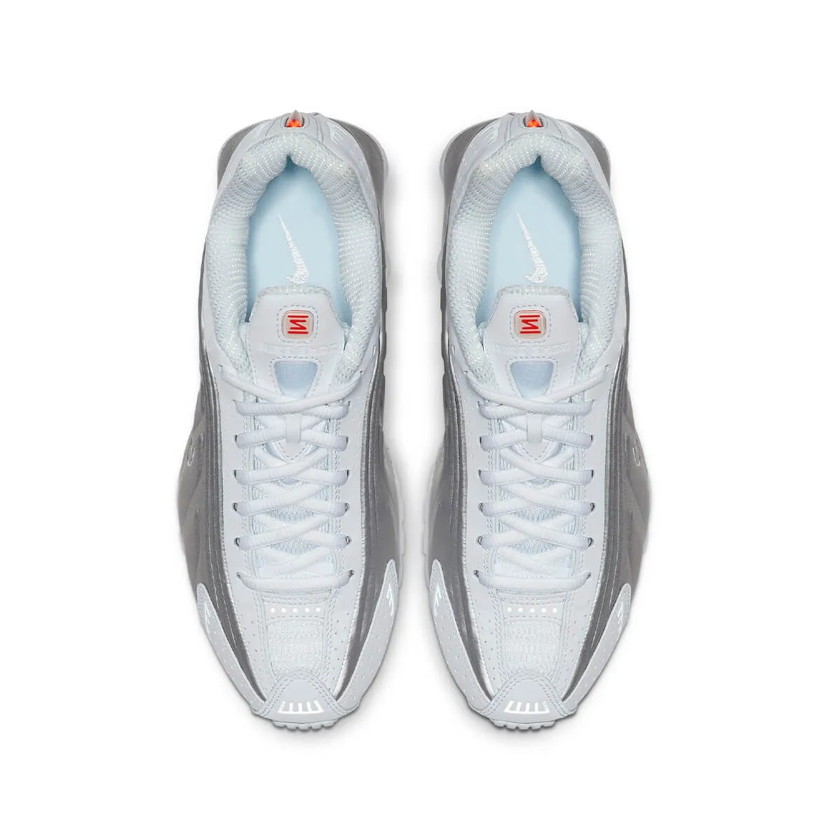 Daylong Glide Nike Shox R4 White and Metallic Silver