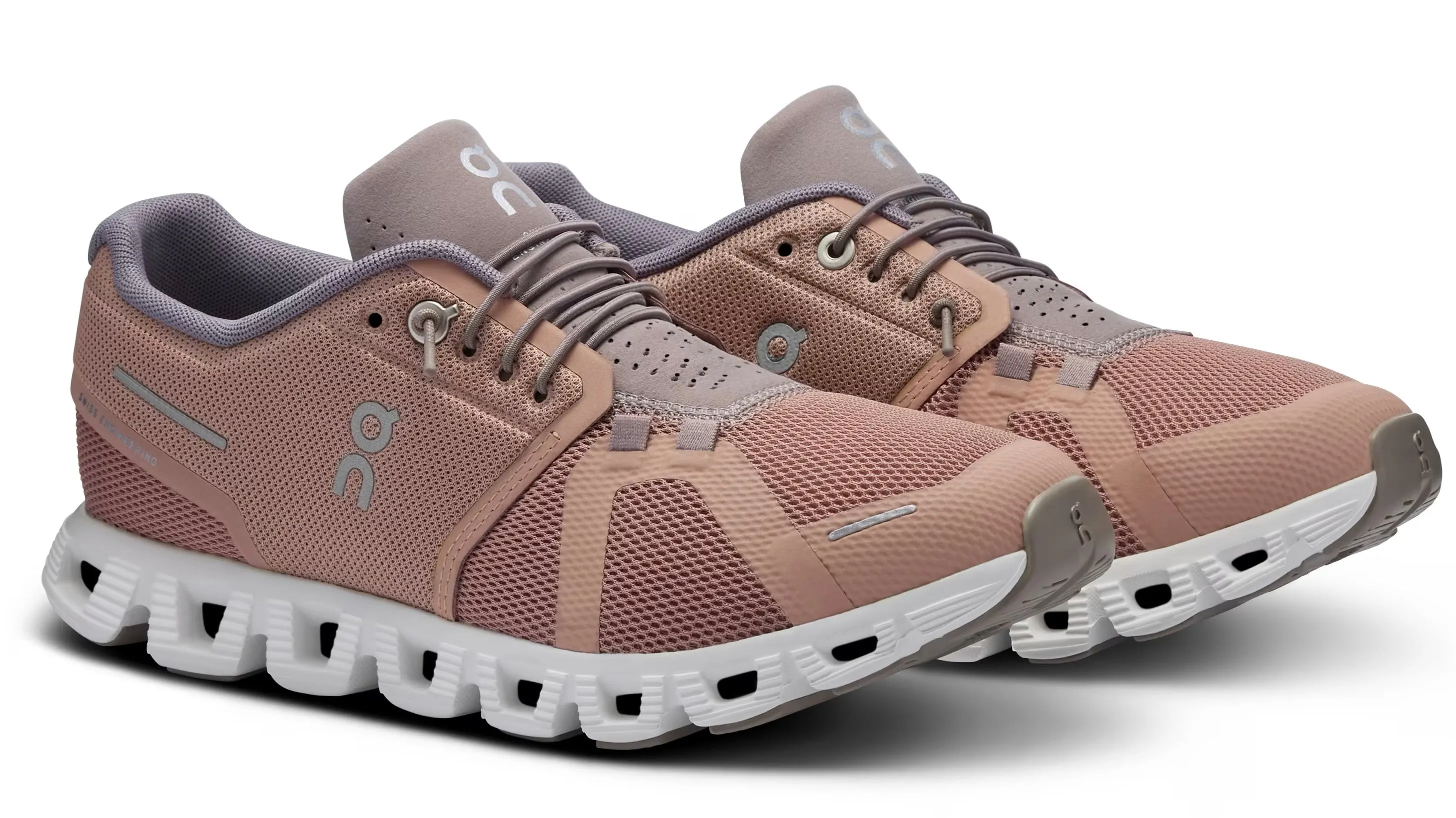 On Running Cloud 5 Rosebrown Fog (Women's) Eco Vibe Thermoregulating Liner