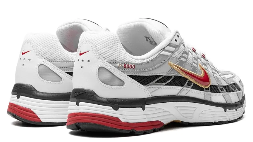 Stitch Down Technique ResponsiveSole Nike P-6000 Platinum Varsity Red