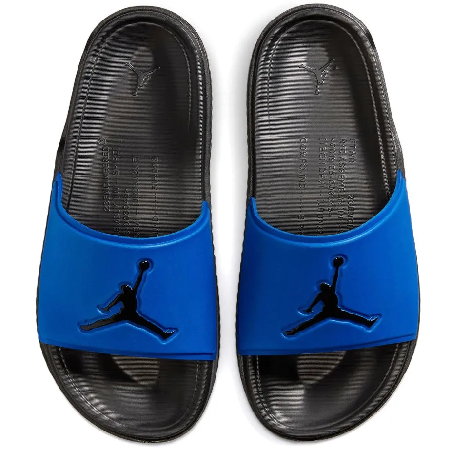 Jordan Jumpman Slide Black Blue Full Cushion Reflective elements