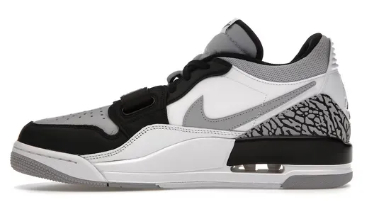 OrthoticFriendly Wireless Lacing Tech Jordan Legacy 312 Low Light Smoke Grey
