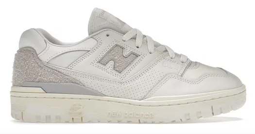 3D Knit Engineering New Balance 550 Aime Leon Dore White Leather
