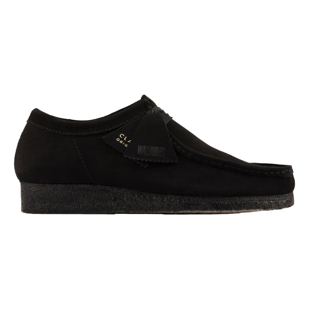 Camp Step CLARKS ORIGINAL WOMEN'S WALLABEE-BLACK SUEDE
