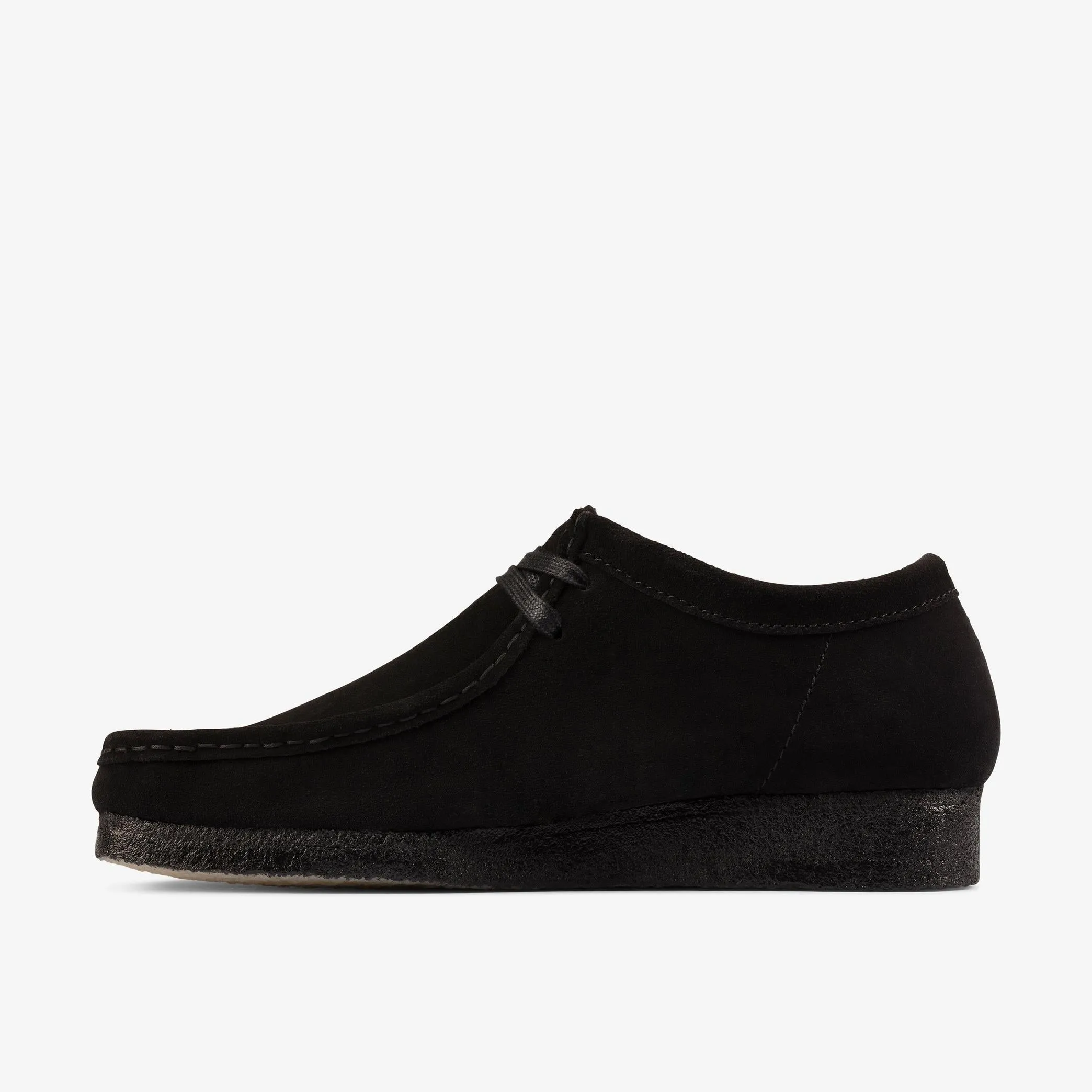 CLARKS ORIGINAL WOMEN'S WALLABEE-BLACK SUEDE Ridge Jog Creek Path